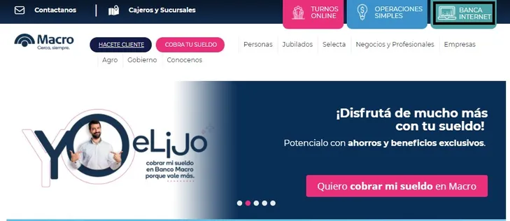¿Como abrir mi caja de Ahorro desde Mi Macro?